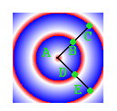 image showing the
 distance of AB, BC, AD, and DE are all equal